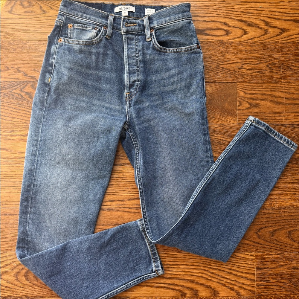 Re/Done 90s high rise ankle crop